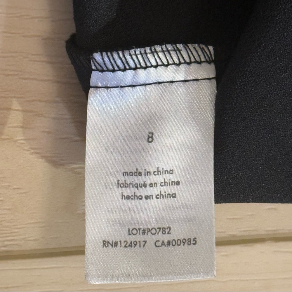 black weworewhat puff sleeve asymmetrical dress BNWT - Picture 10 of 12